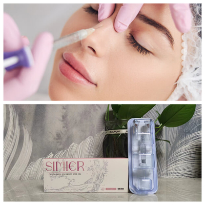 Gel di ialuronato di sodio incrociato 1 ml 2 ml di filler per il naso con acido ialuronico