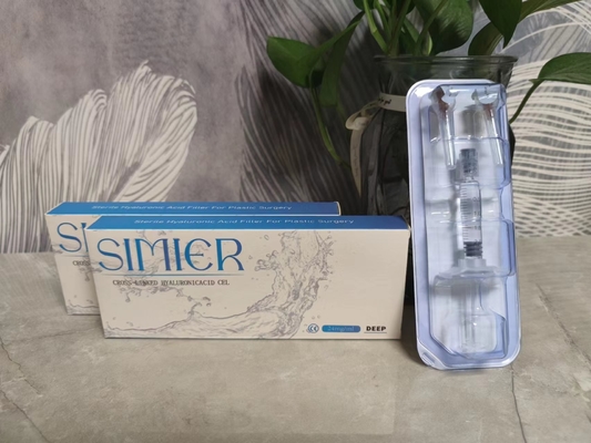 Rughe facciali 1 ml 2 ml di filler per labbra Acido ialuronico incrociato