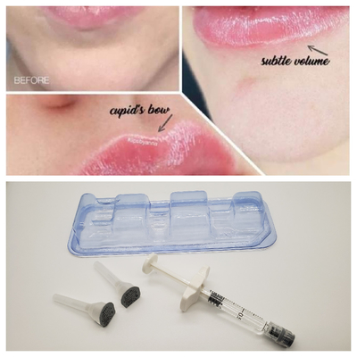 2 ml di riempitore cutaneo a collegamento crocifisso Concentrazione alta di Ha 24mg/ml Anti rughe