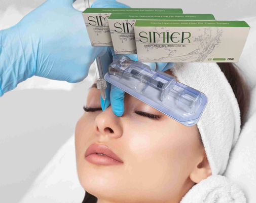 Cura della pelle Acido ialuronico incrociato Faciale iniettabile 1 ml 2 ml Riempitore cutaneo