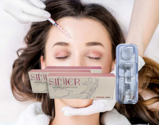 Trattamento per iniezione di gel di ialuronato di sodio trasparente da 10 ml per riempire le linee del sorriso