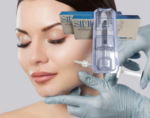 Riempitivi per labbra cutanei incrociati Riempitivi per la pelle facciale Acido ialuronico iniettabile