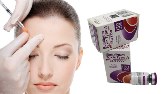 Polvere bianca di tipo A tossina botulinica 100 unità Botox per le rughe del viso