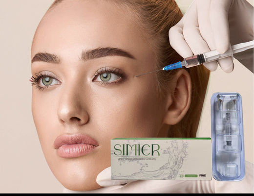 1 ml di riempitore cutaneo per labbra e viso sodio ialuronato per la rinoplastica