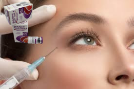 100 unita' di allergani, tossina botulinica anti-invecchiamento, iniezione di Botox.