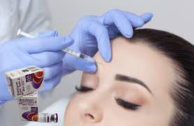 100 unita' di allergani, tossina botulinica anti-invecchiamento, iniezione di Botox.